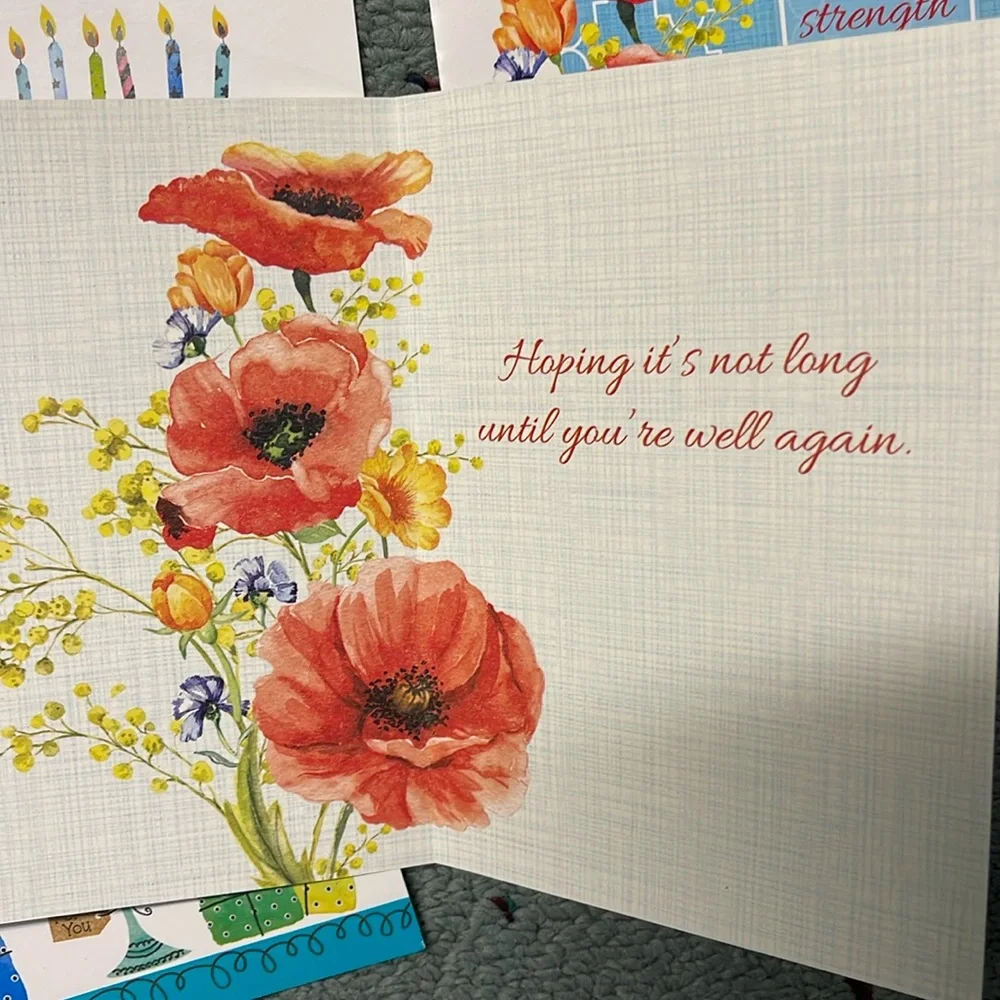 BRAND NEW 15 MIXED LOT OF GREETING CARDS FOR BIRTHDAY, GET WELL, SYMPATHY, Etc